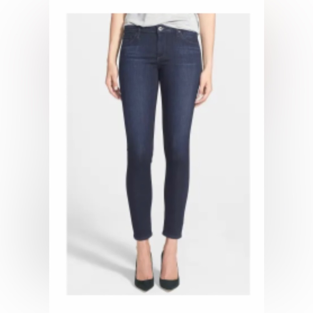 AG (Adriano Goldschmied) legging ankle super skinny jeans, size 30R.
